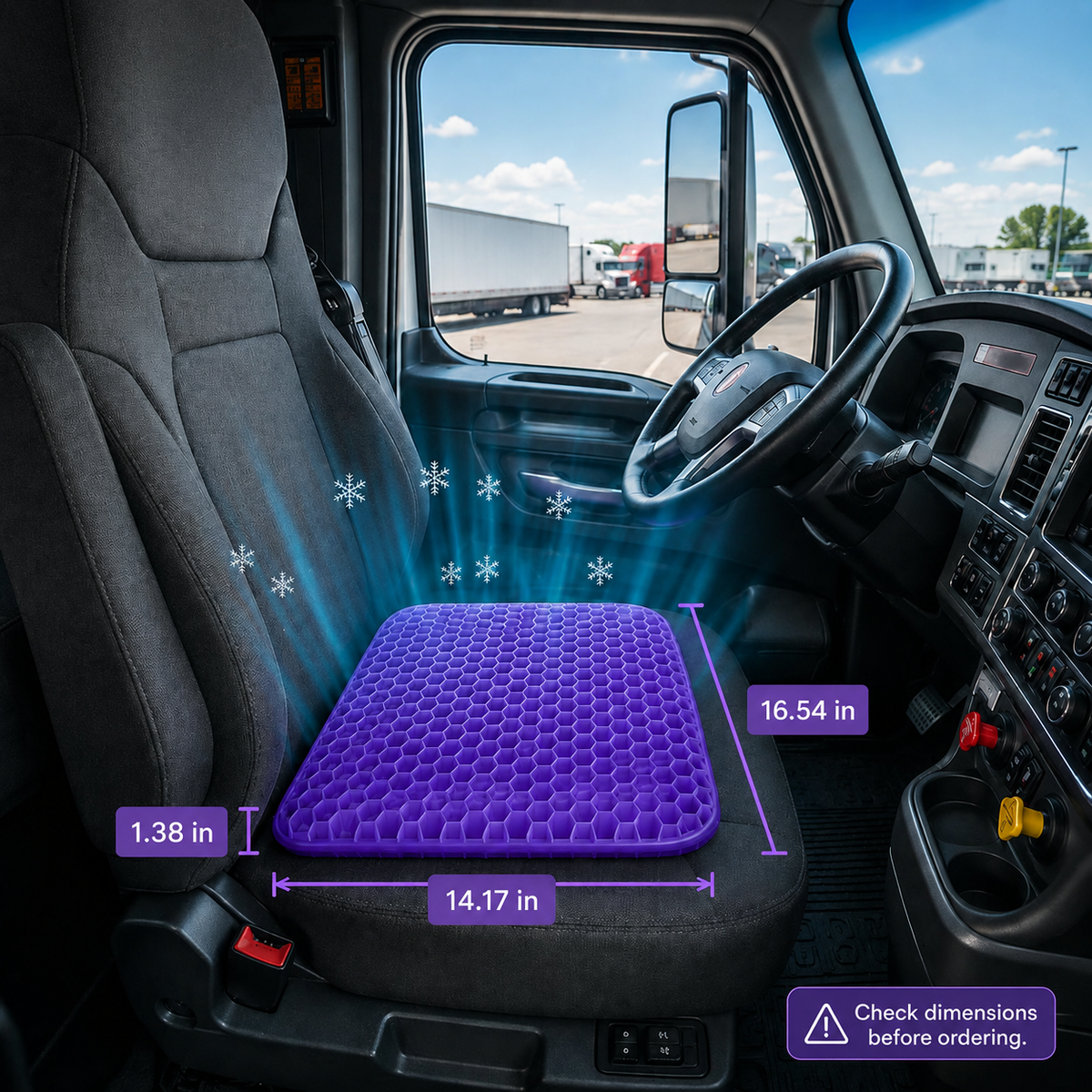 CloudSeat™ Gel Seat Cushion